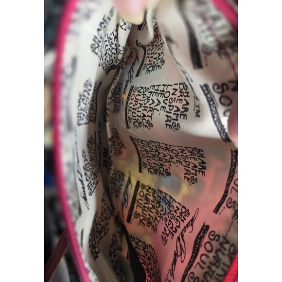 Laurel Burch Cotton Canvas Medium Cosmetic Bag Cat Makeup Bag - Picture 3 of 3